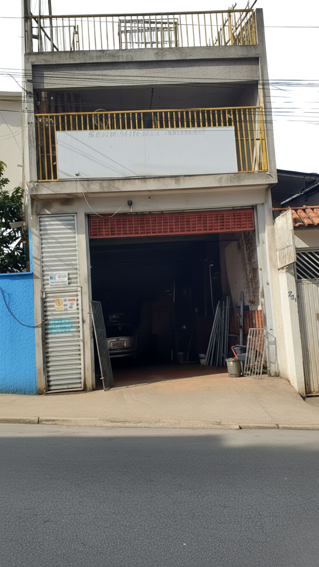 Frente da Serralheria Amigão
