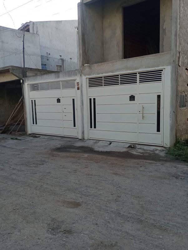 Portão de garagem reforçado em ferro